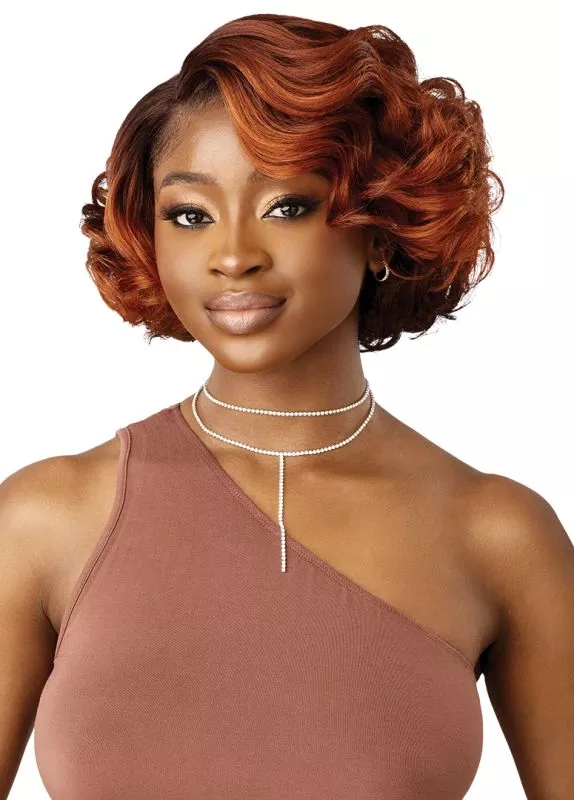 OUTRE SYNTHETIC MELTED HAIRLINE LACE FRONT WIG - AYDA