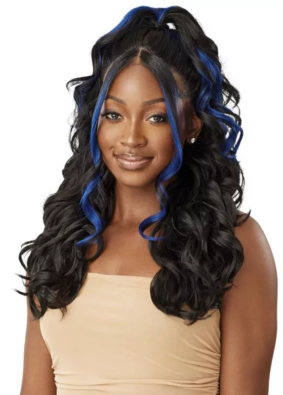 OUTRE SYNTHETIC MELTED HAIRLINE LACE FRONT WIG - ELLINGTON