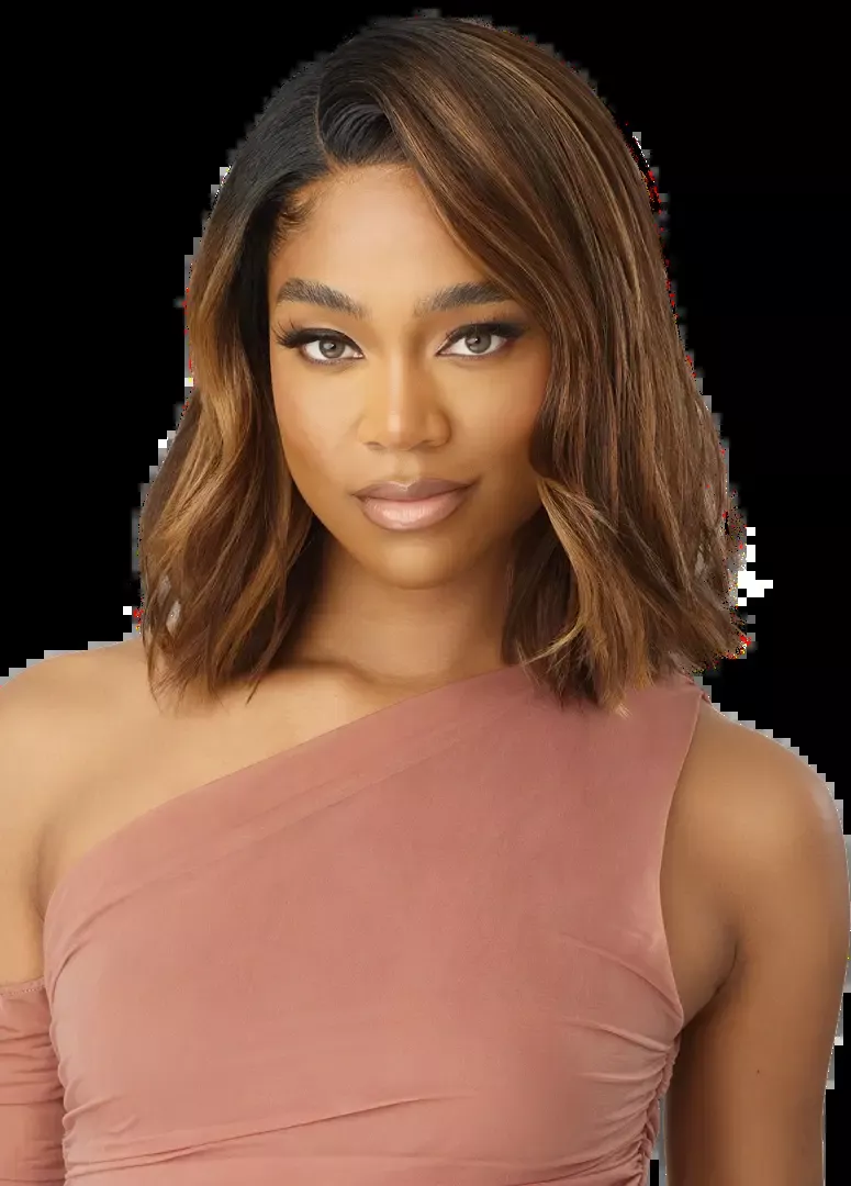 OUTRE SYNTHETIC MELTED HAIRLINE LACE FRONT WIG - HT - ADELINA