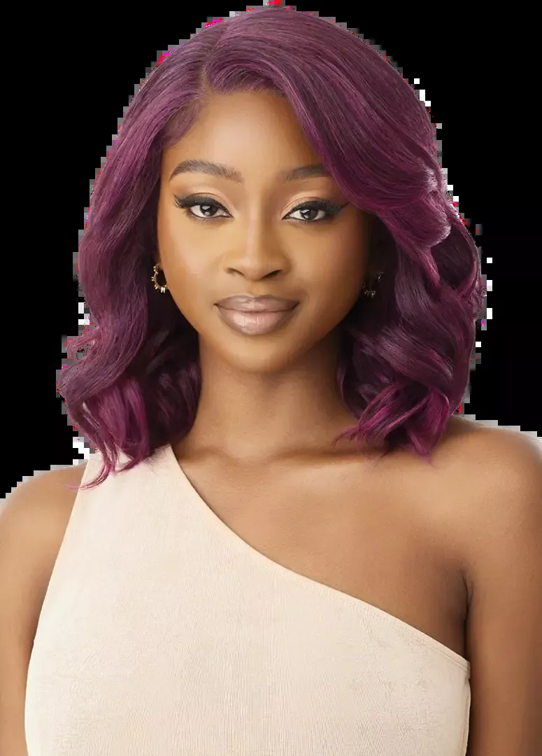 OUTRE SYNTHETIC MELTED HAIRLINE LACE FRONT WIG - HT - JUDI