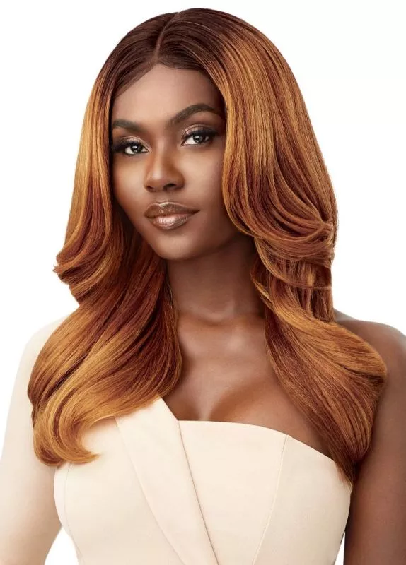 OUTRE SYNTHETIC MELTED HAIRLINE LACE FRONT WIG - KARMINA