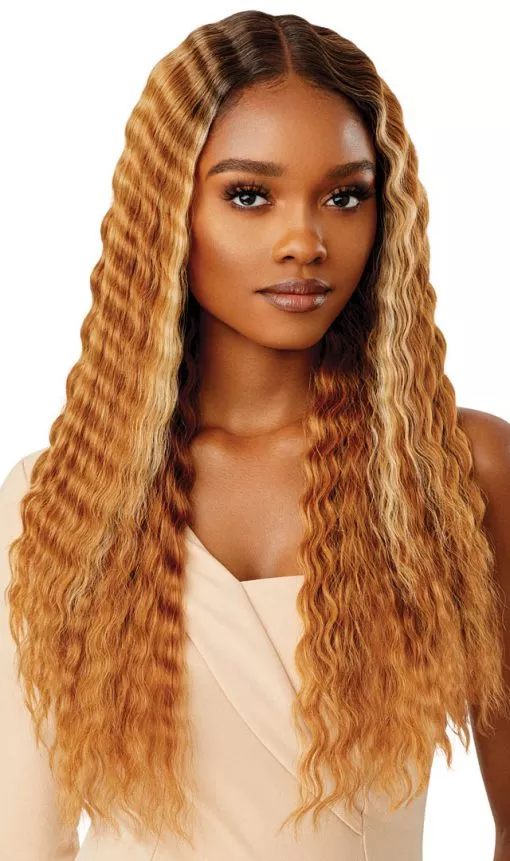 OUTRE SYNTHETIC MELTED HAIRLINE LACE FRONT WIG- LILYANA