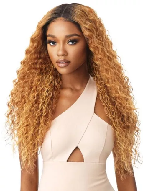 OUTRE SYNTHETIC MELTED HAIRLINEDELUXE WIDE LACE FRONT WIG - ANTONELLA
