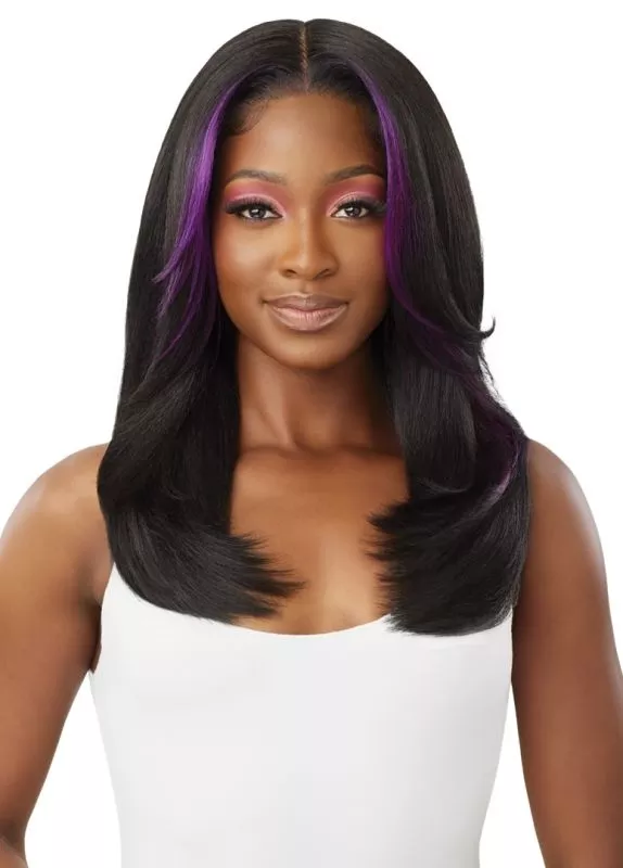 OUTRE SYNTHETIC PERFECT HAIRLINE 13X6 LACE FRONT WIG - LAYSHA