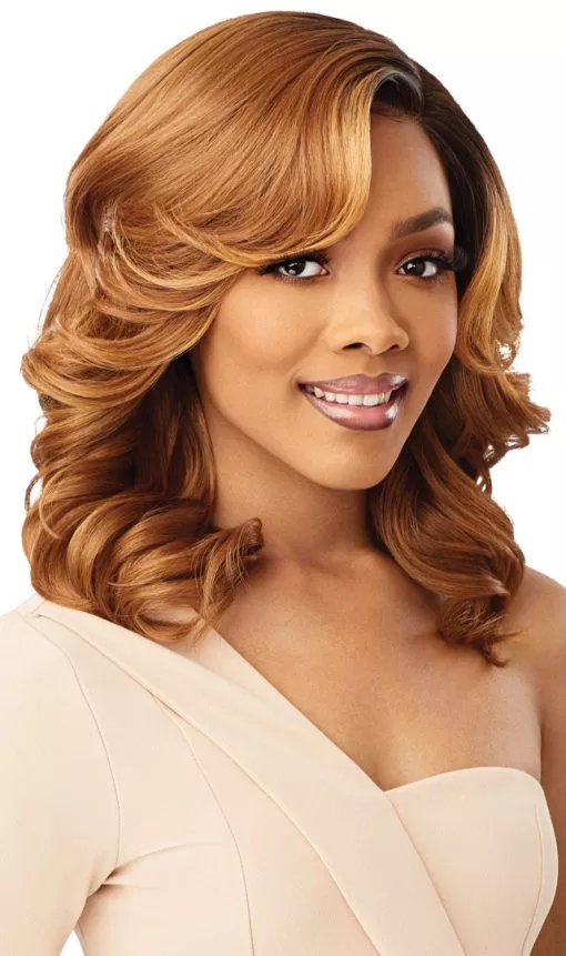 OUTRE SYNTHETIC PRE-PLUCKED HD LACE WIG - LEYLA