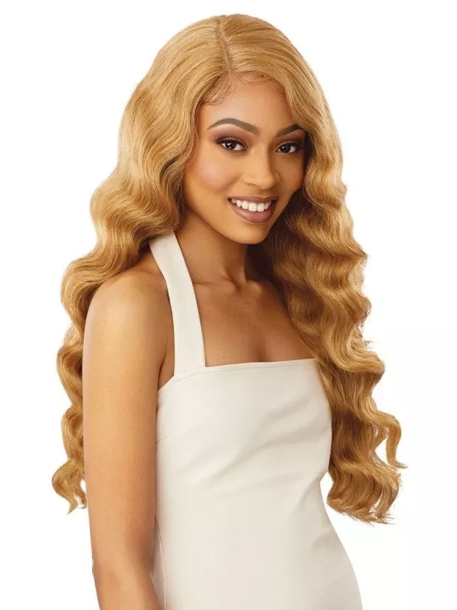 OUTRE SYNTHETIC PRE-PLUCKED HD TRANSPARENT LACE FRONT WIG - ISLA