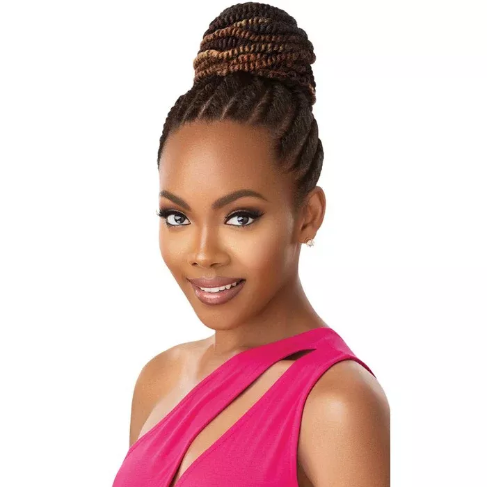 Outre Synthetic Pretty Quick Bun BOA BOMB TWIST MEDIUM