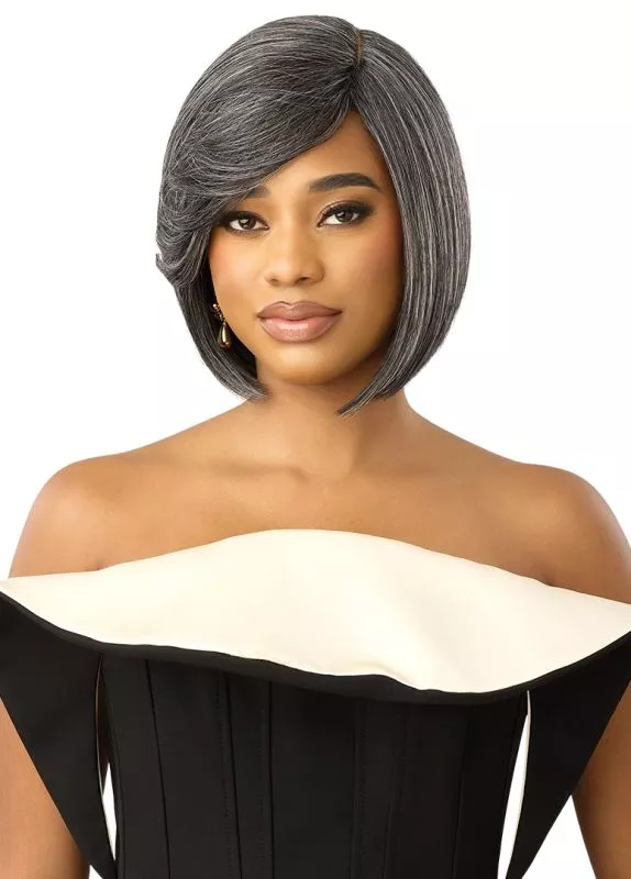 OUTRE WIGPOP GRAY GLOW SYNTHETIC FULL WIG- GLOW 3
