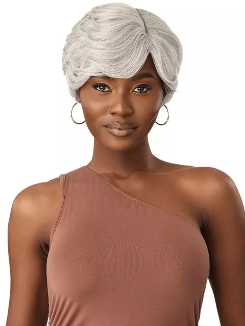 Outre Wigpop GrayGlow Premium Synthetic Full Wig - GLOW 2