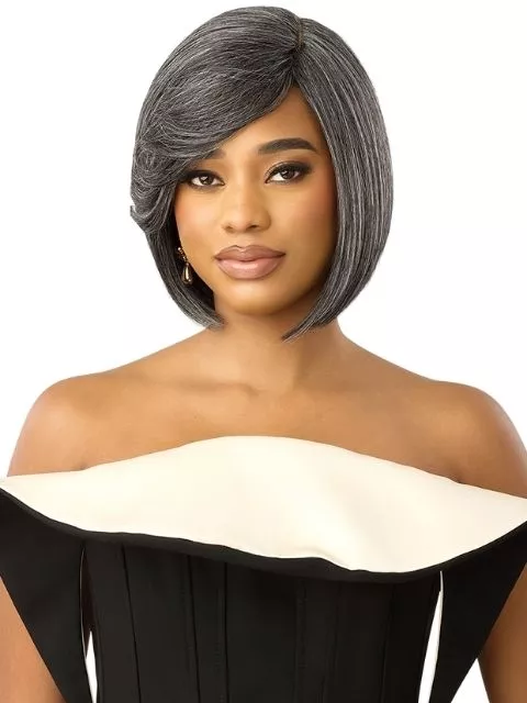 Outre Wigpop GrayGlow Premium Synthetic Full Wig - GLOW 3