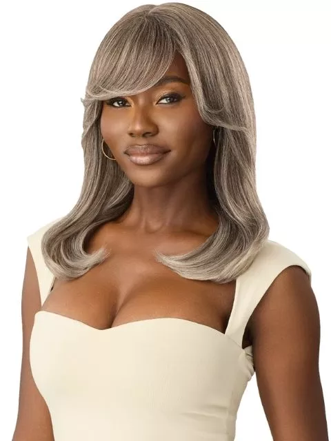 Outre Wigpop GrayGlow Premium Synthetic Full Wig - GLOW 4