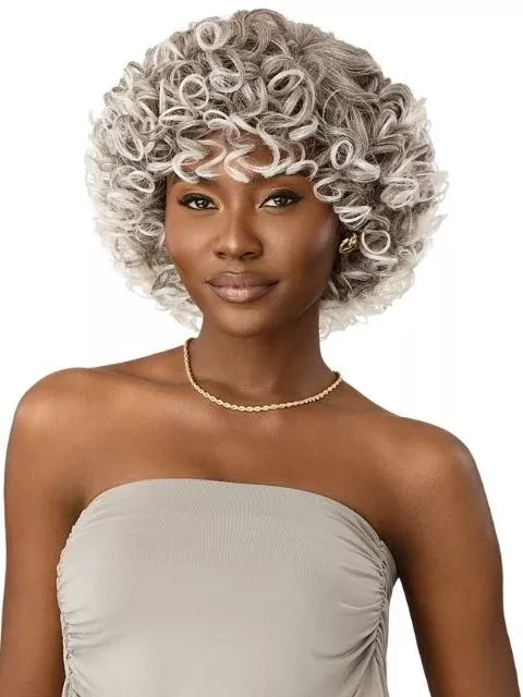 Outre Wigpop GrayGlow Premium Synthetic GLOW 1" Full Wig