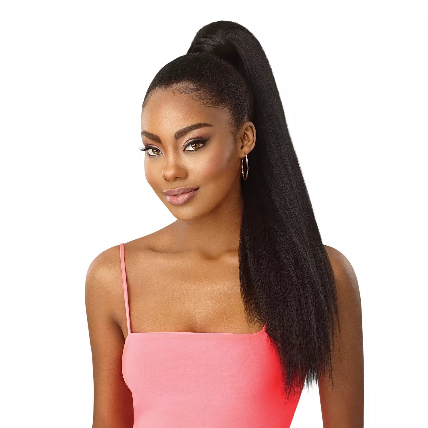 Outre Wrap Ponytail Pretty Quick Kinky Straight Ponytail 28"