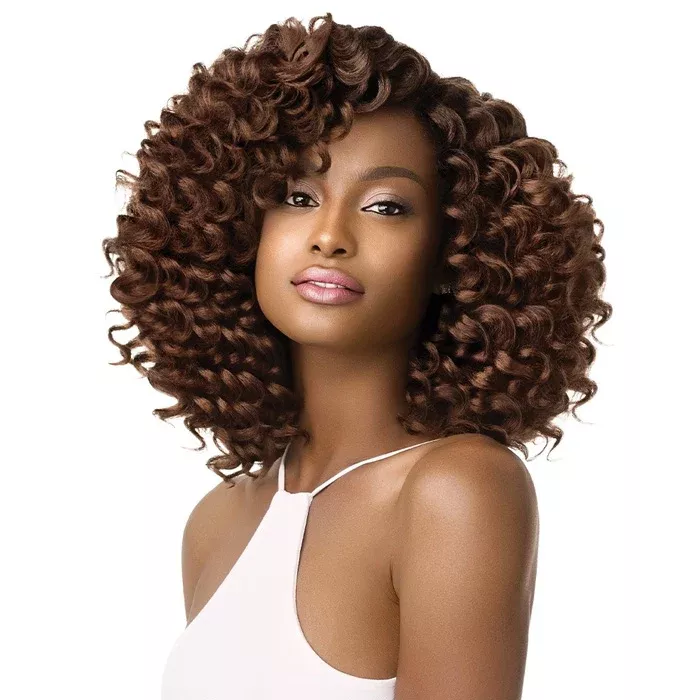 Outre X-Pression Curlette 4X Crochet Braid - LOOSE SPIRAL ROD SET 8"