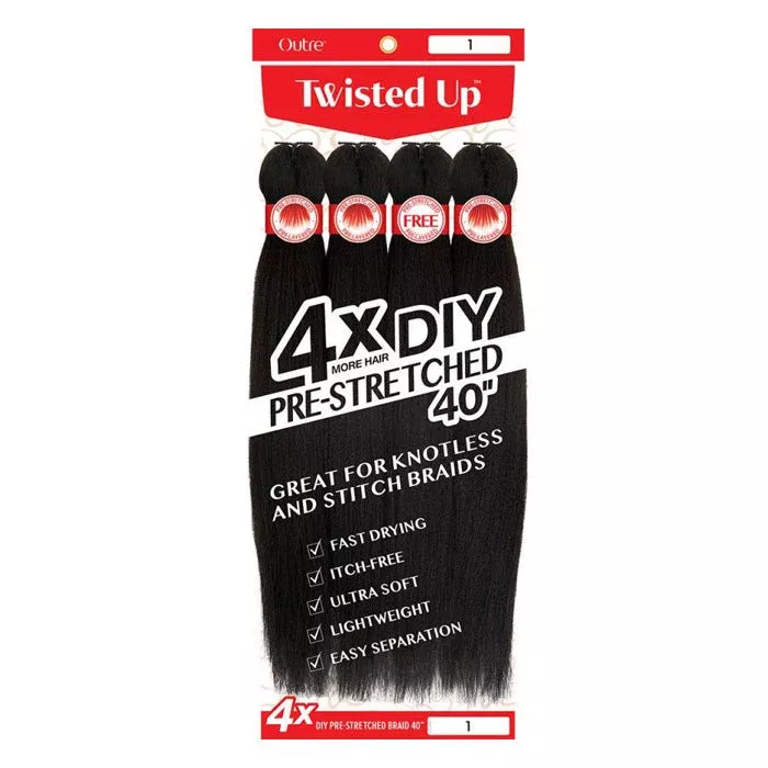 Outre X-Pression DIY Twisted Up - 4X PRESTRETCHED BRAID 40"/50"/60"