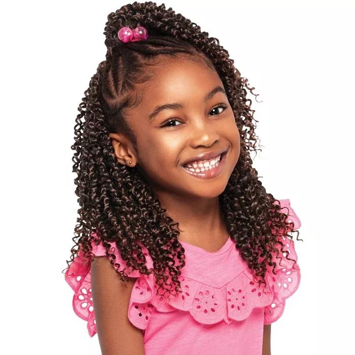 Outre X-Pression LiL Looks Kids Crochet Loop Braid - BOHEMIAN FEED TWIST 10" 3X