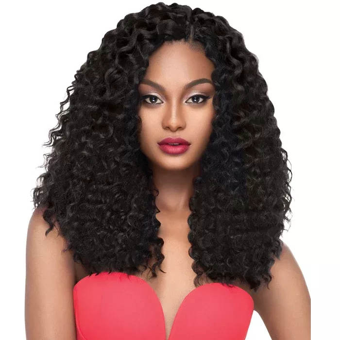 Outre X-Pression Pre-Looped Crochet Braid - DEEP WAVE LOOP 14"