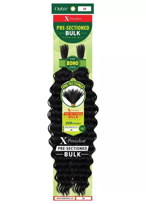OUTRE X-PRESSION - PRE-SECTIONED BULK PRE-SECTIONED - BOHO DEEP BULK 18 "
