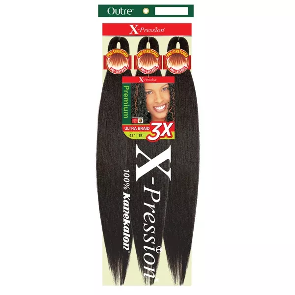 Outre X-Pression Pre-Stretched Crochet Braid - ULTRA BRAID 3X 42"