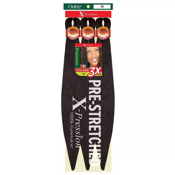 Outre X-Pression Pre-Stretched Crochet Braid - ULTRA BRAID 62" 3X