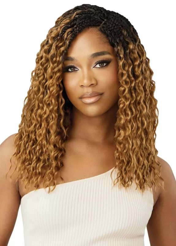 OUTRE X-PRESSION TWISTED UP 3XBOHO WET N WAVY VIBE BEACH BRAID 14 "