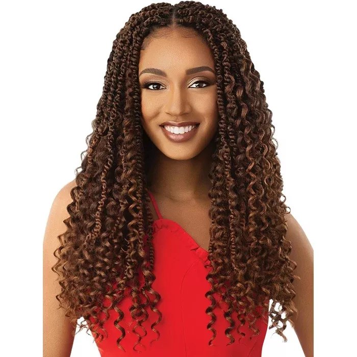 Outre X-Pression Twisted Up Crochet Braid BOHO WAVY BOMB TWIST 20