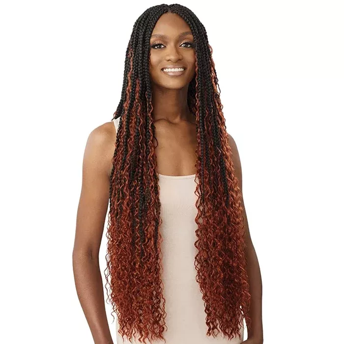 Outre X-Pression Twisted Up Crochet Loop Braid - BOHO BOX BRAID 32" 3X