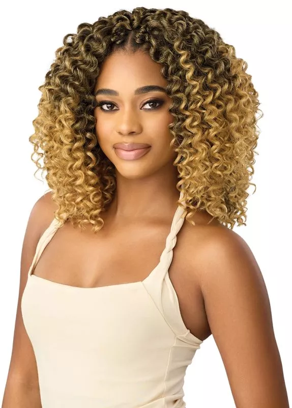 OUTRE X-PRESSION TWISTED UP CROCHET LOOP BRAID - LALA WAND CURL 8