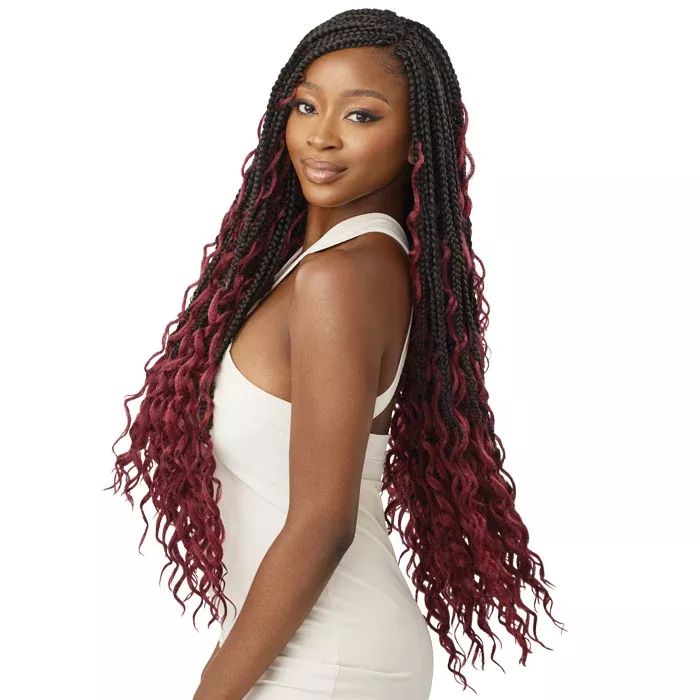 Outre X-Pression Twisted Up Synthetic Crochet Loop Braid - BOHO BOX BRAID LOOSE DEEP 28 3X