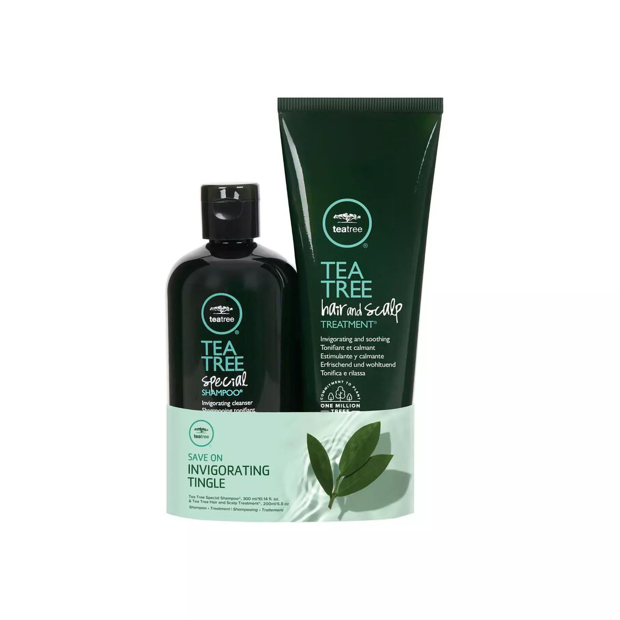 Paul Mitchell Invigorating Tingle Duo (Tea Tree Special Shampoo + Tea Tree Scalp and Hair Treatment)