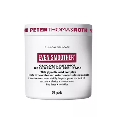 Peter Thomas Roth Even Smoother Glycolic Retinol Resurfacing Peel Pads - 60 pads