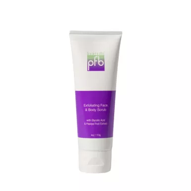 PFB Liquid Luffa Exfoliating Face & Body Scrub - 4 oz