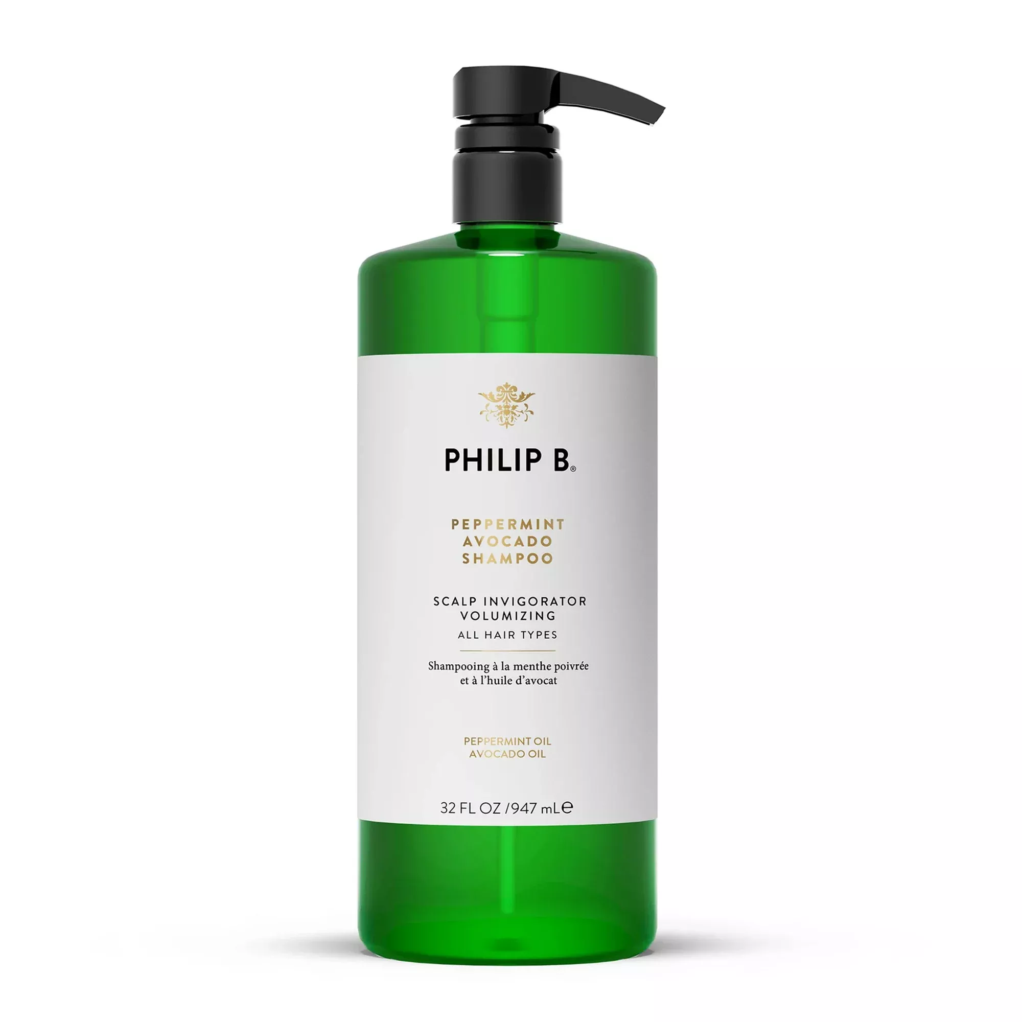 Philip B Peppermint and Avocado Volumizing & Clarifying Shampoo