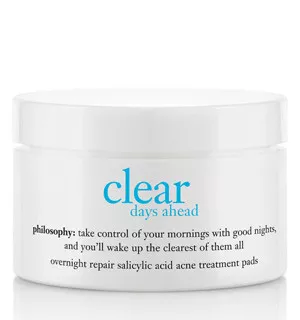 Philosophy Clear Days Ahead Overnight Acne Treatment Pads - 60 Pads