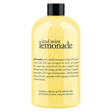 Philosophy Iced Mint Lemonade Shampoo, Shower Gel & Bubble Bath - 16 oz