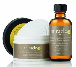 Philosophy A.M. Miracle Worker Miraculous Anti-Aging Antioxidant Pads And Solution - 60 pads - 1.7 oz