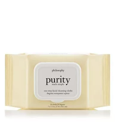 Philosophy Purity Made Simple One-Step Facial Cleansing Cloths - 30 count