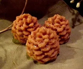 Pine Cone Tart 1 Cavity Silicone Mold 1169