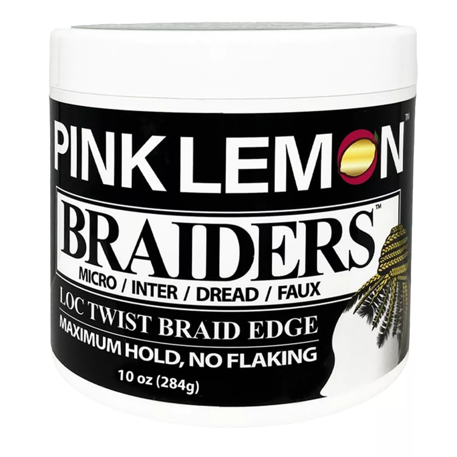 Pink Lemon Braiders Loc Twist Braid Edge Gel