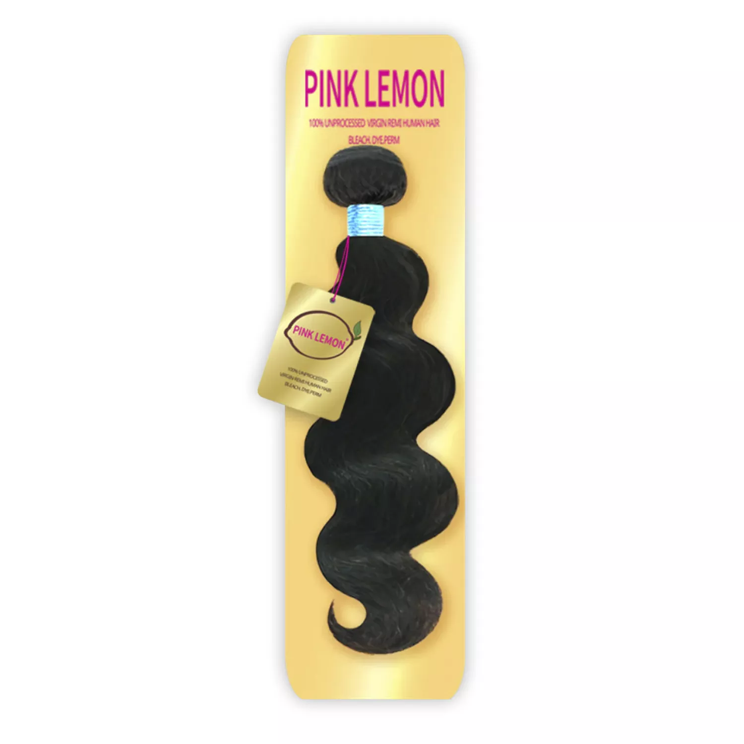 Pink Lemon Virgin Human Hair Weave Body Wave (10"-30")