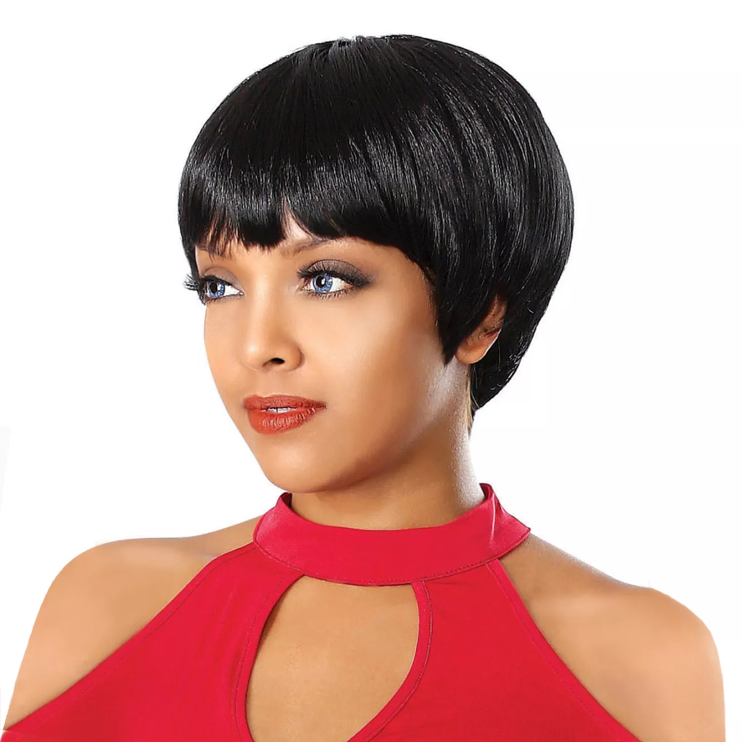 Pixie Cut with Bang Wig -EMMA