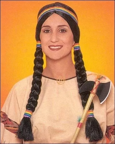 Pocahontas Costume Wig by Franco