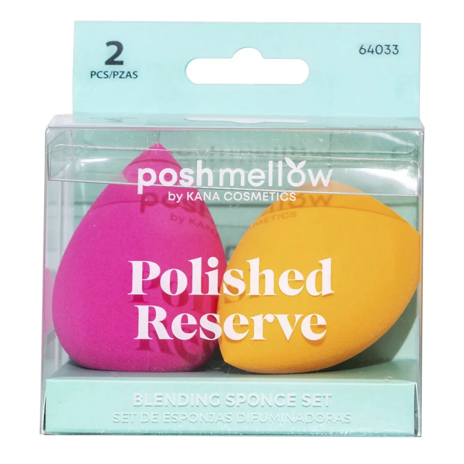 Polished Reserve Blending Assorted Colors Sponge Set 2pcs