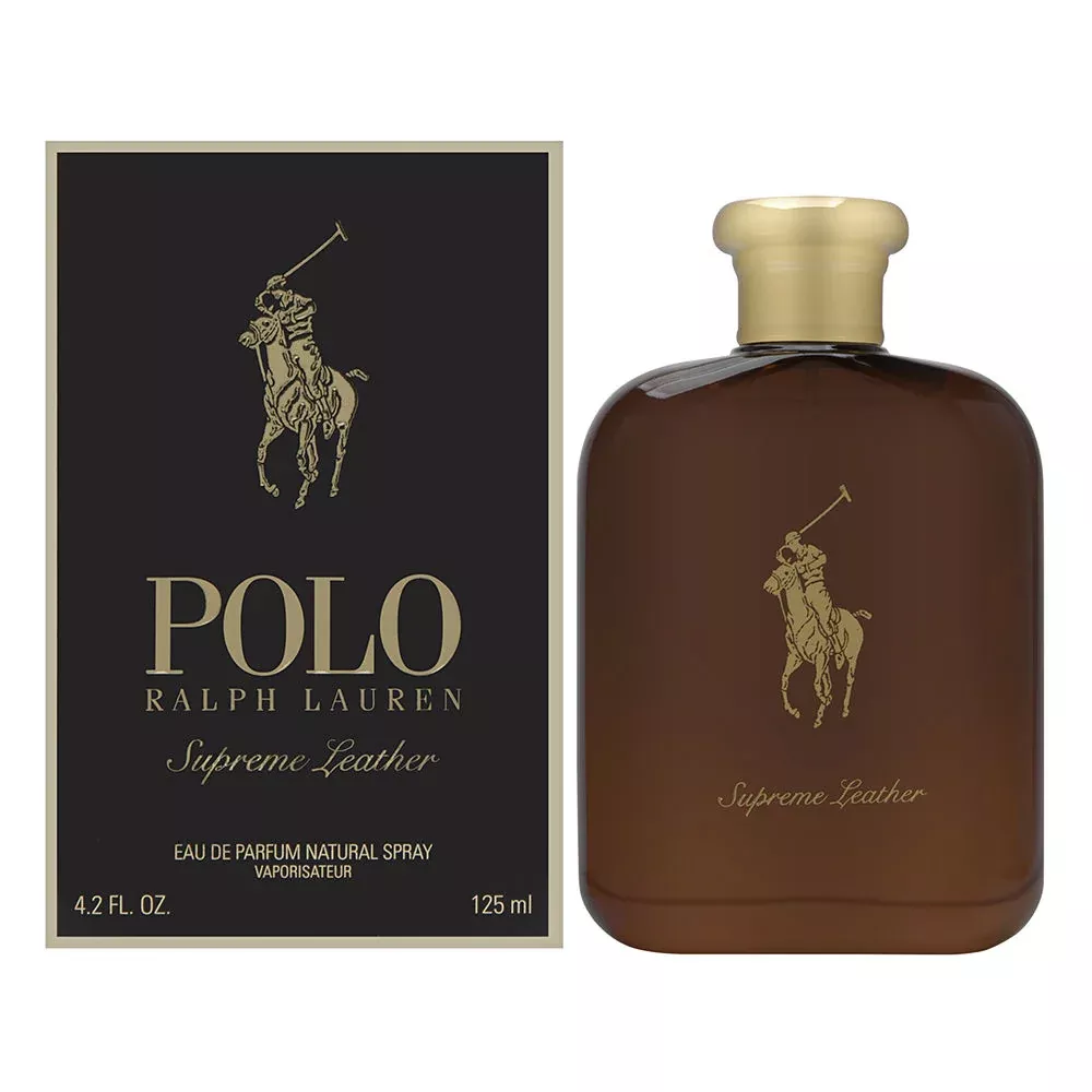 Polo Supreme Leather by Ralph Lauren for Men 4.2 oz Eau de Parfum Spray