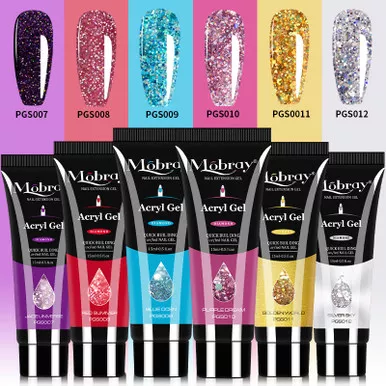 Poly Nail Gel Set - 6 colors