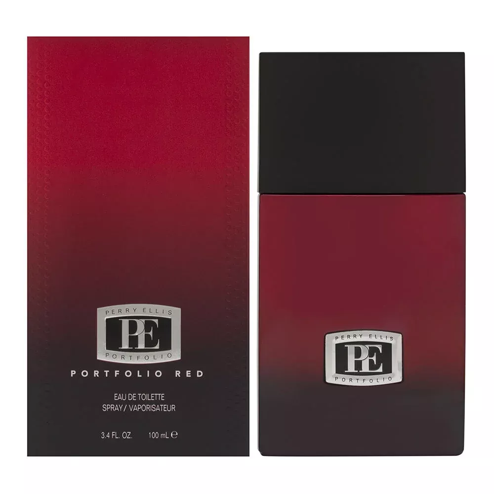 Portfolio Red by Perry Ellis for Men 3.4 oz Eau de Toilette Spray