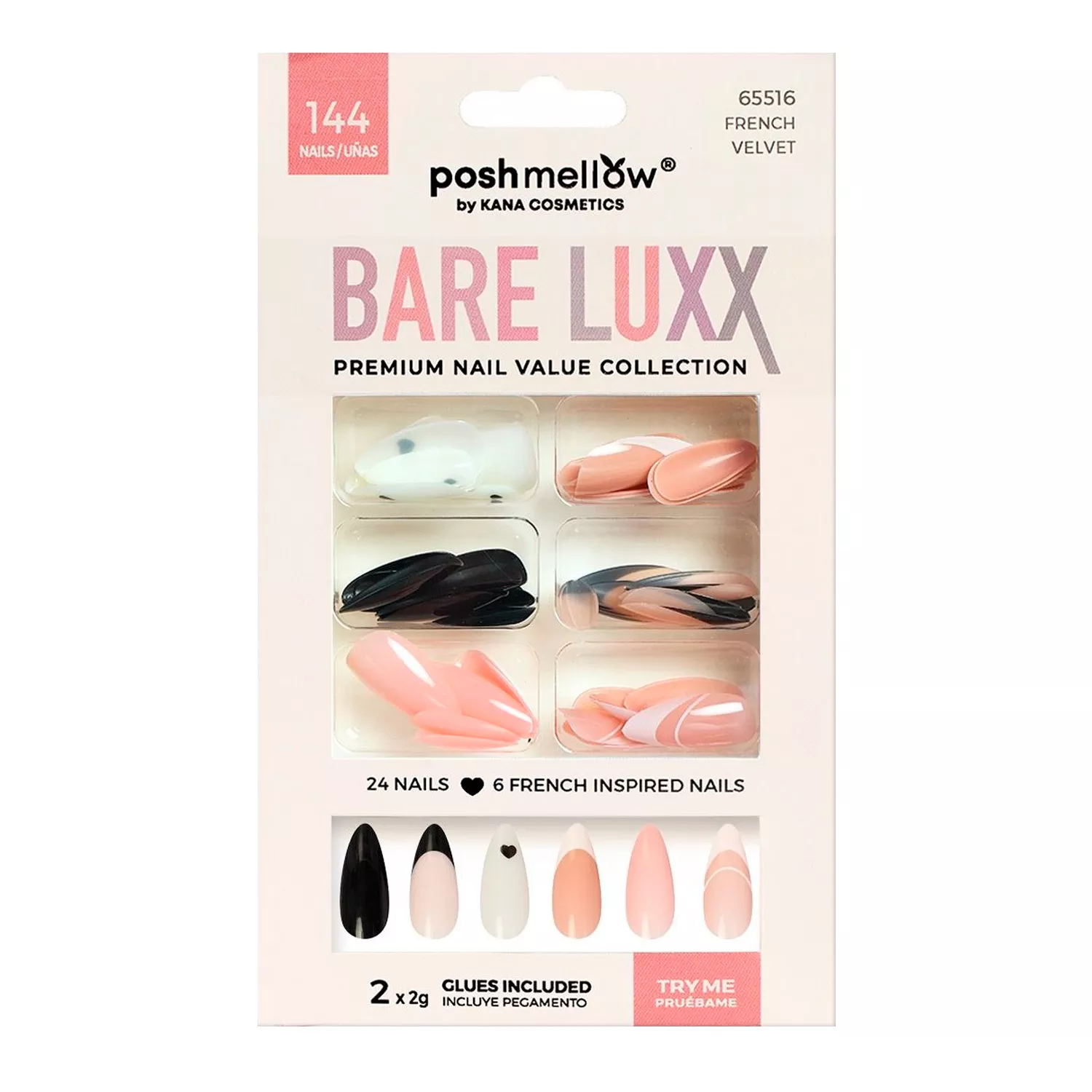 Posh Mellow Bare Luxx Premium Nail Value Collection