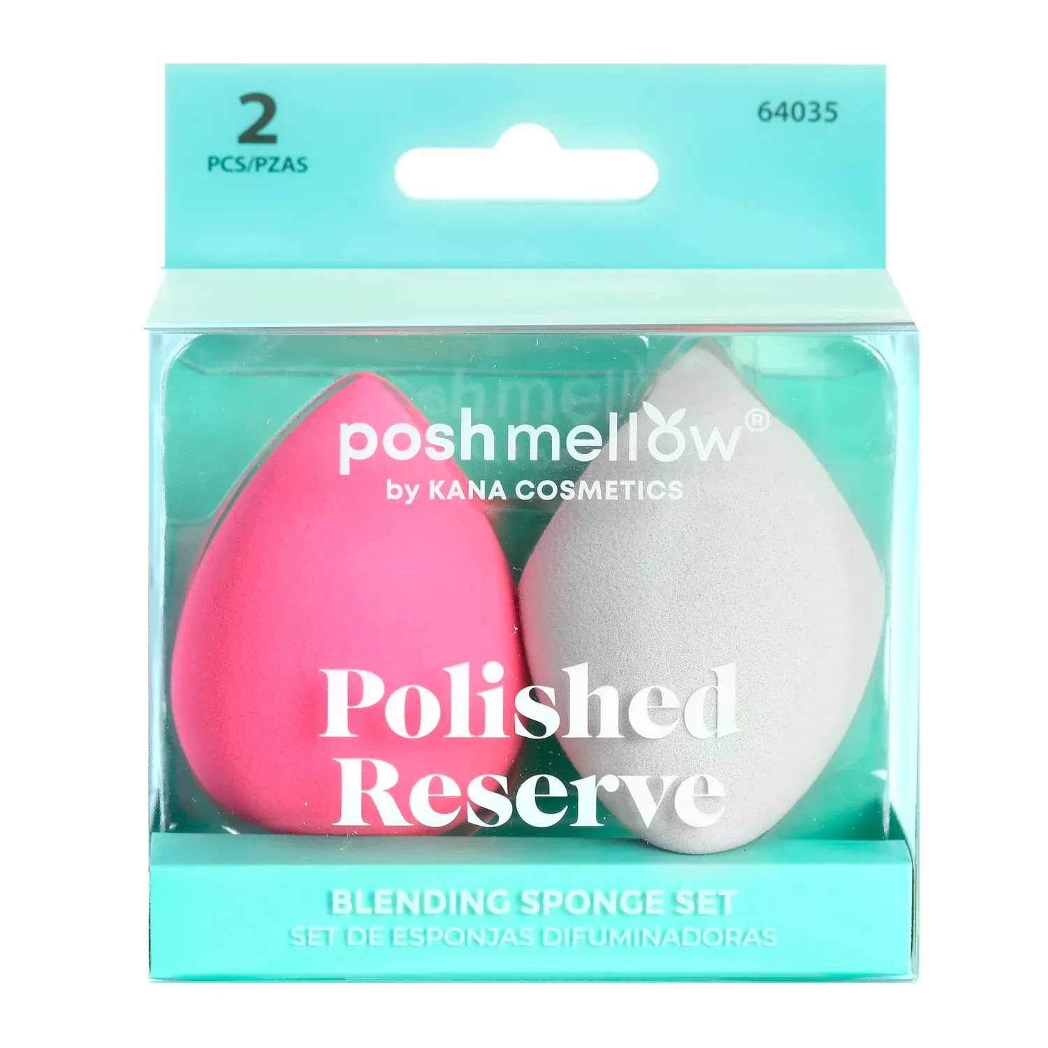 Posh Mellow Polished Reserve Blending Sponge Set 2pcs