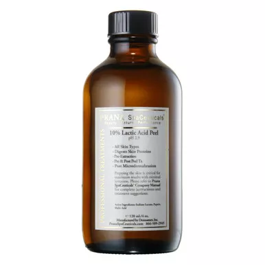 Prana SpaCeuticals 10% Lactic Acid Peel - 4 oz