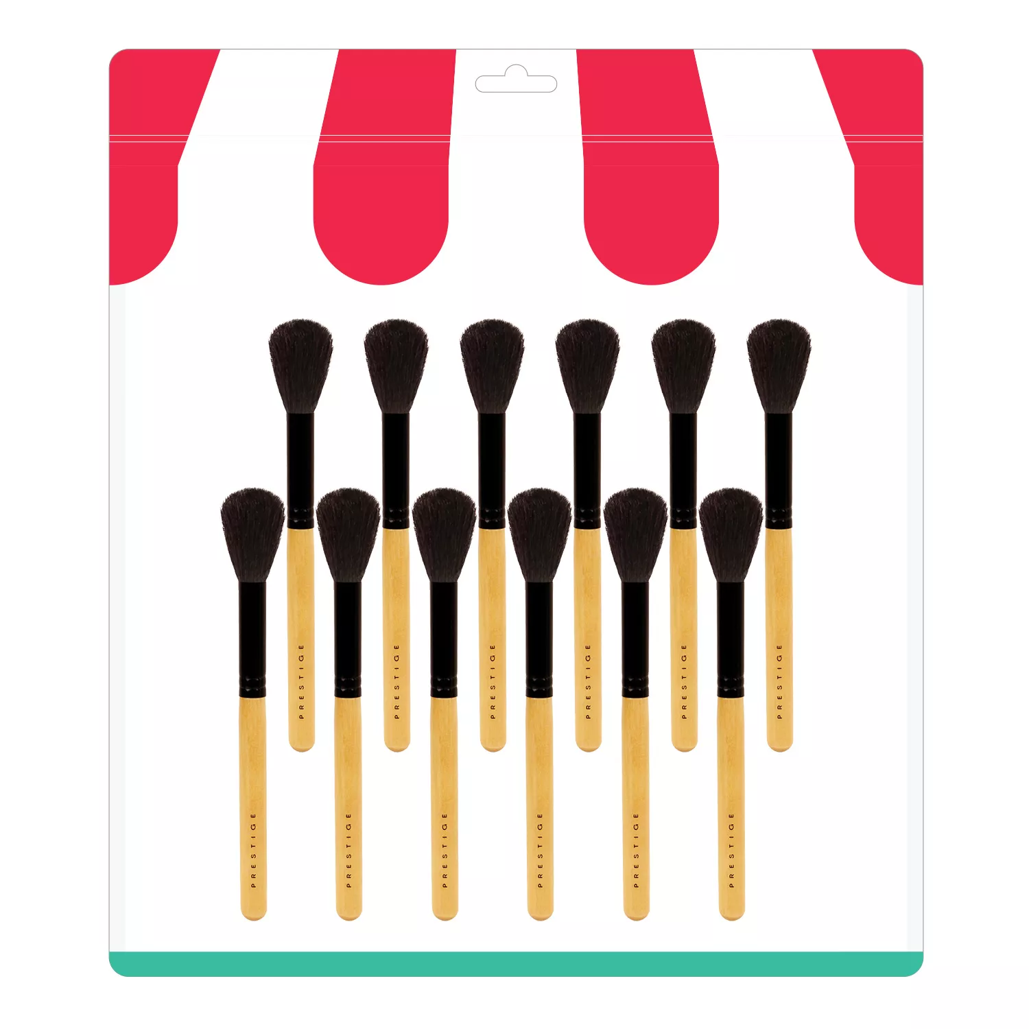 PRESTIGE Blush Contour Brush 12Pcs Set